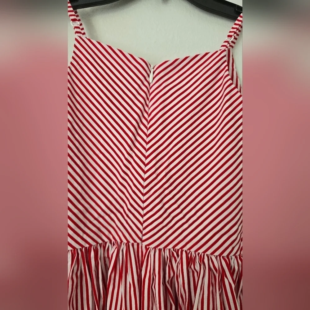 Gymboree red striped  dress size 10
